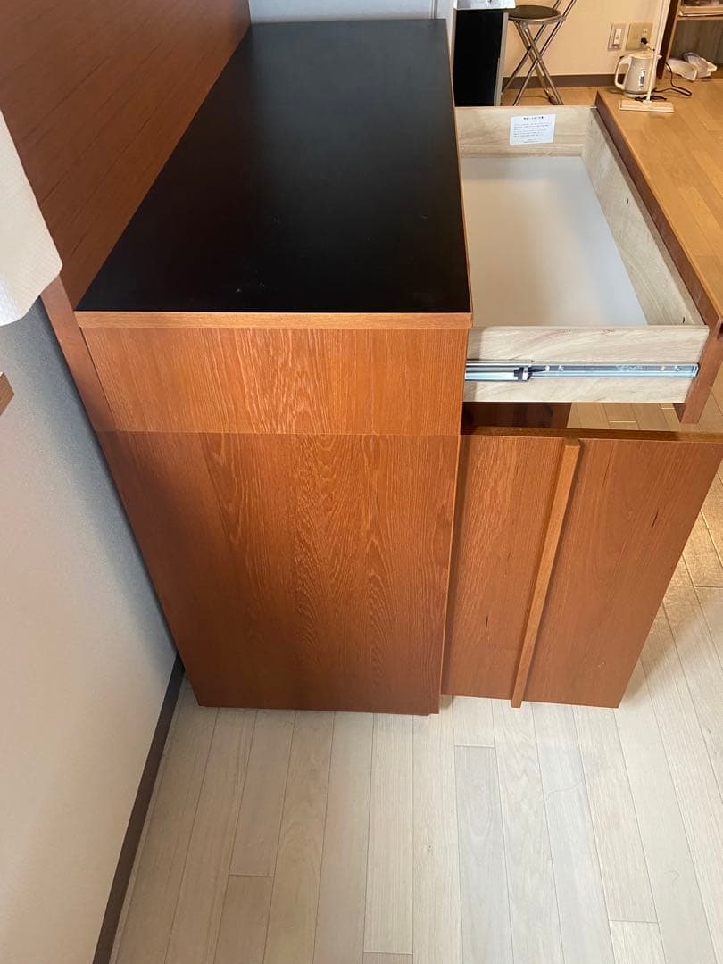 頼める便 unico WICKキッチンボード W1190 OP(T)