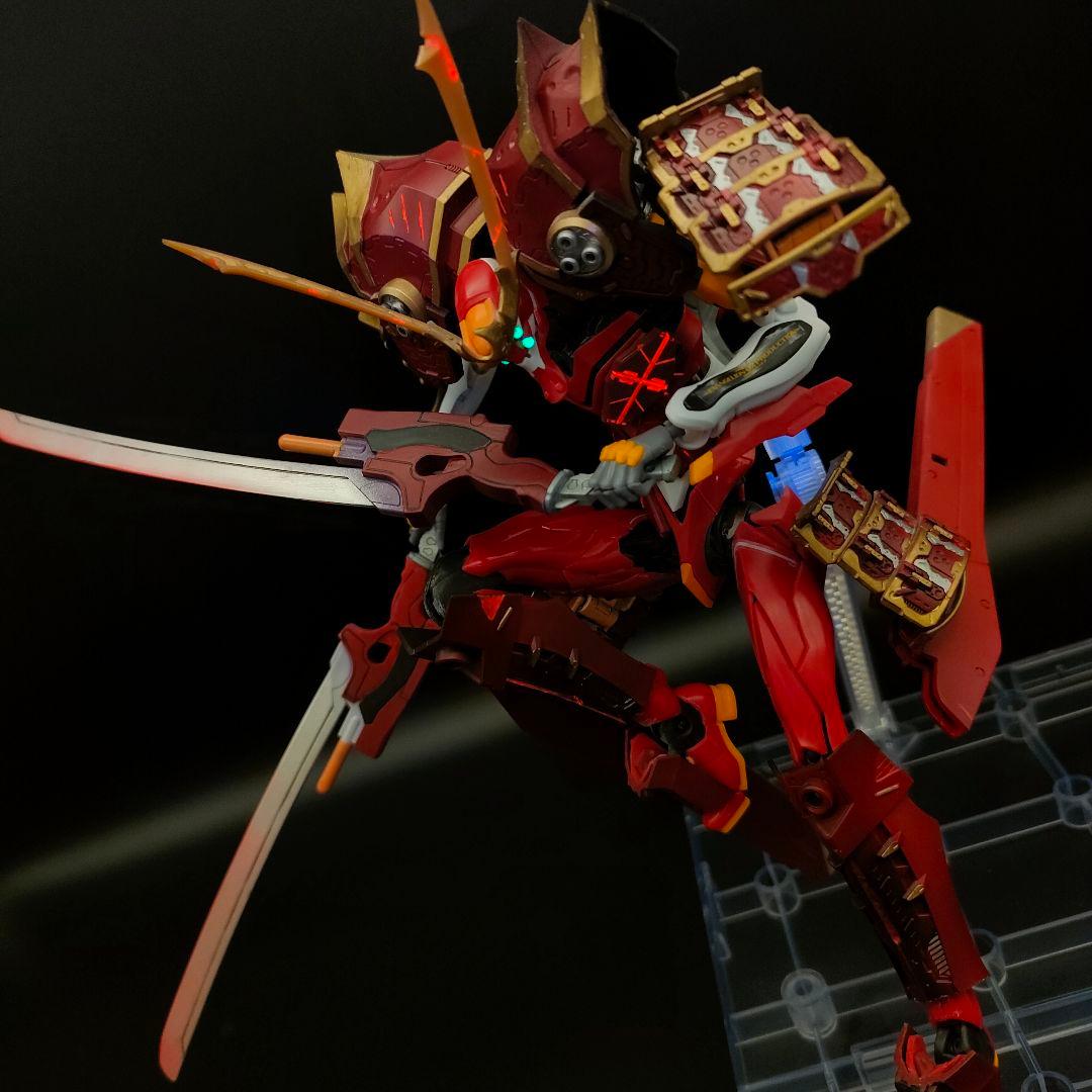 エヴァンゲリオン　弐号機 RG　和武装　アスカ　【全塗装完成】
