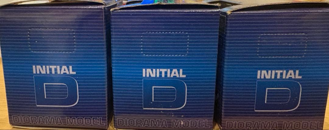 年代物 頭文字D ジオラマモデル コンプリート3種セット バラ売不可 SEGA