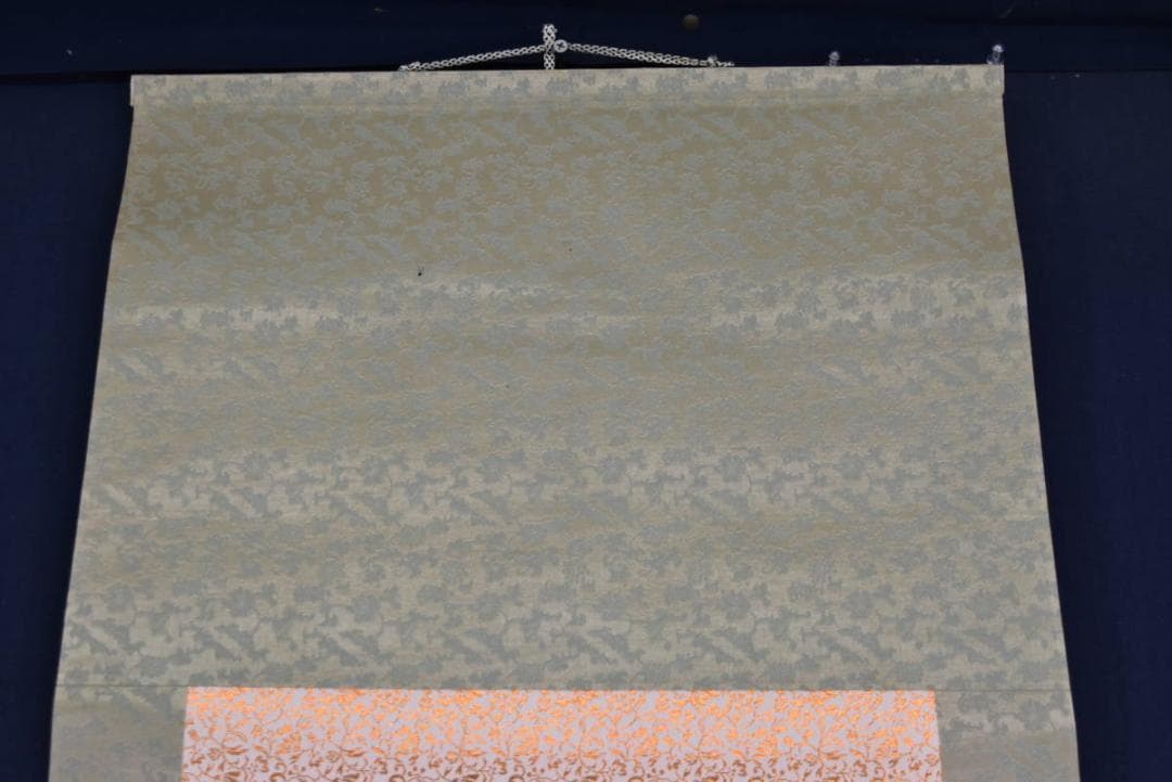 【真作】耕文/柳下漁婦図/漁夫図/掛軸/名家伝来/AA-759