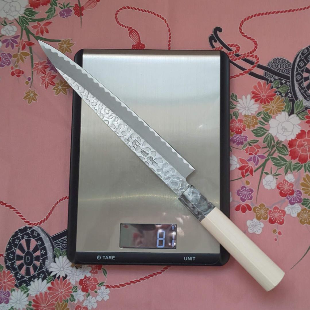 【贈り物に！】関藤平 鎚起 柳刃（刺身） 三徳 小出刃 包丁セット（箱あり）