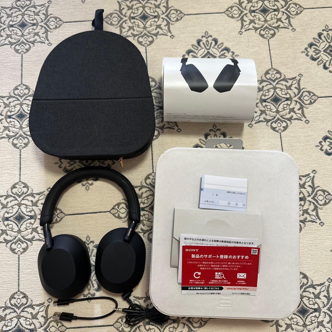 【超美品】SONY WH-1000XM5 ソニー ワイヤレスヘッドホン 元箱付