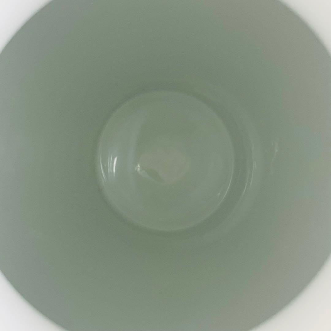 大型 大倉陶園 呉須唐草 花瓶 花器 フラワーベース 壺 36cm