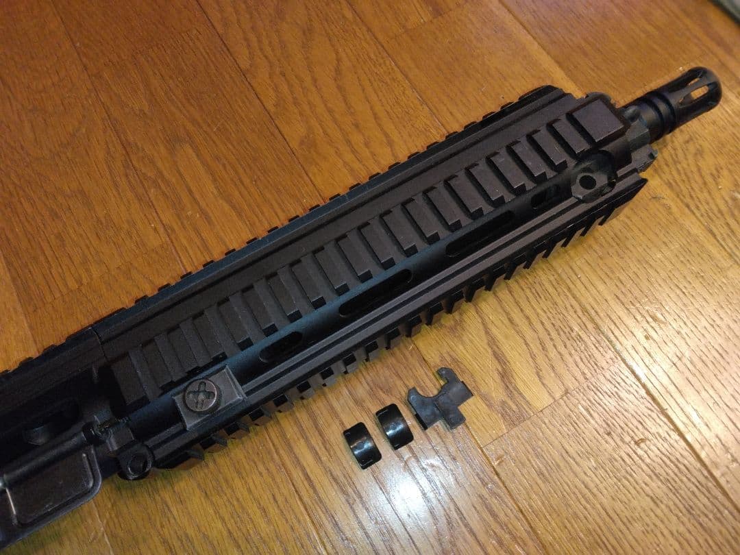 マルイ製次世代HK416デグブル純正RASアッパーフレームセット中古品