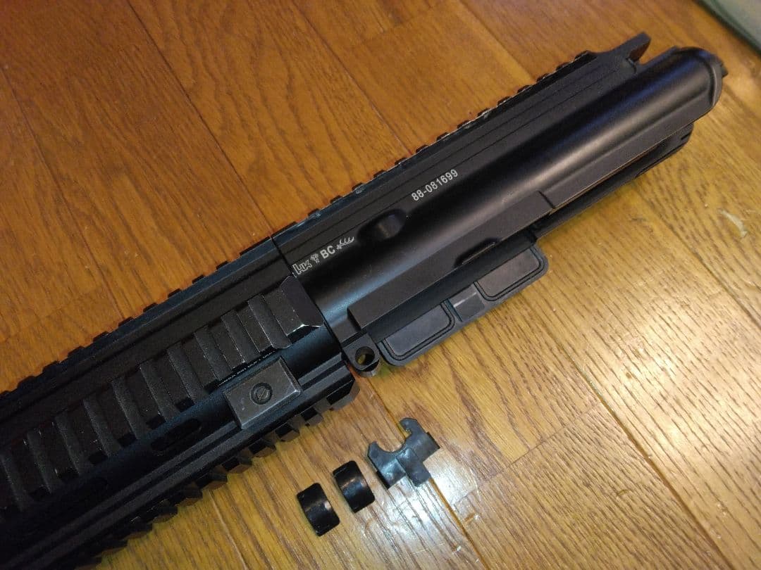 マルイ製次世代HK416デグブル純正RASアッパーフレームセット中古品