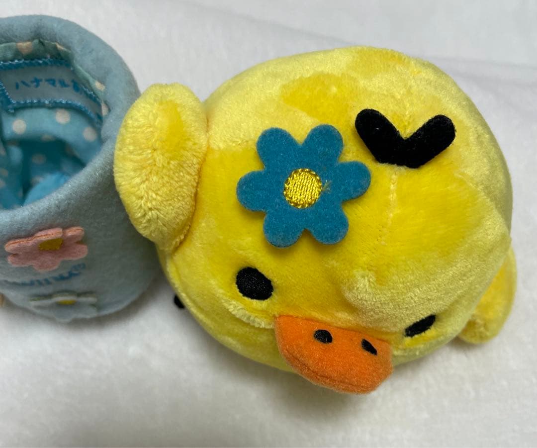 2007 リラックマキャラバン　特別商品　キイロイトリ　携帯スタンドぬいぐるみ