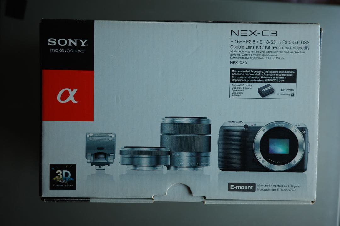 SONY NEX-c3 ブラック ミラーレス一眼カメラ