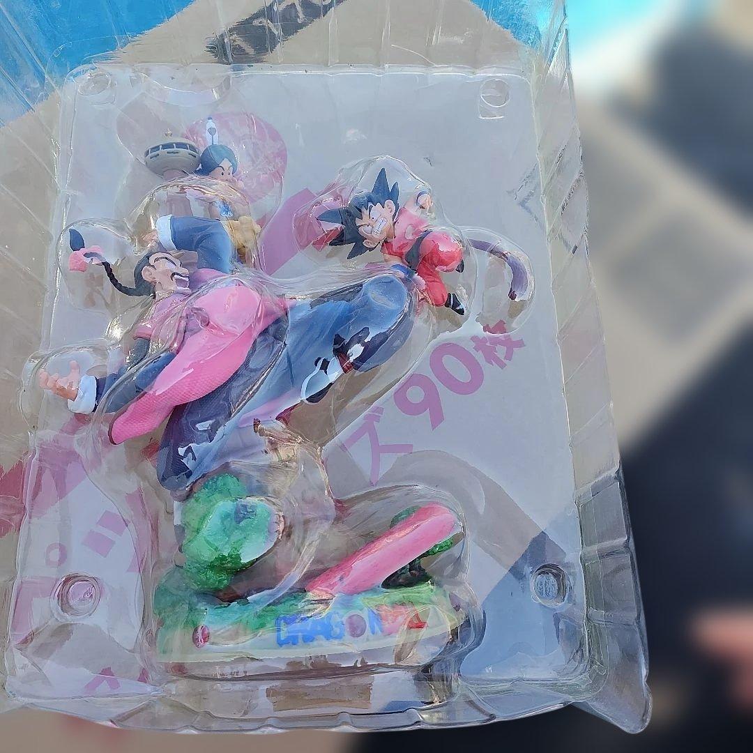 ドラゴンボール海外ガレキ！孫悟空VS桃白白カリン塔フィギュア現状品！