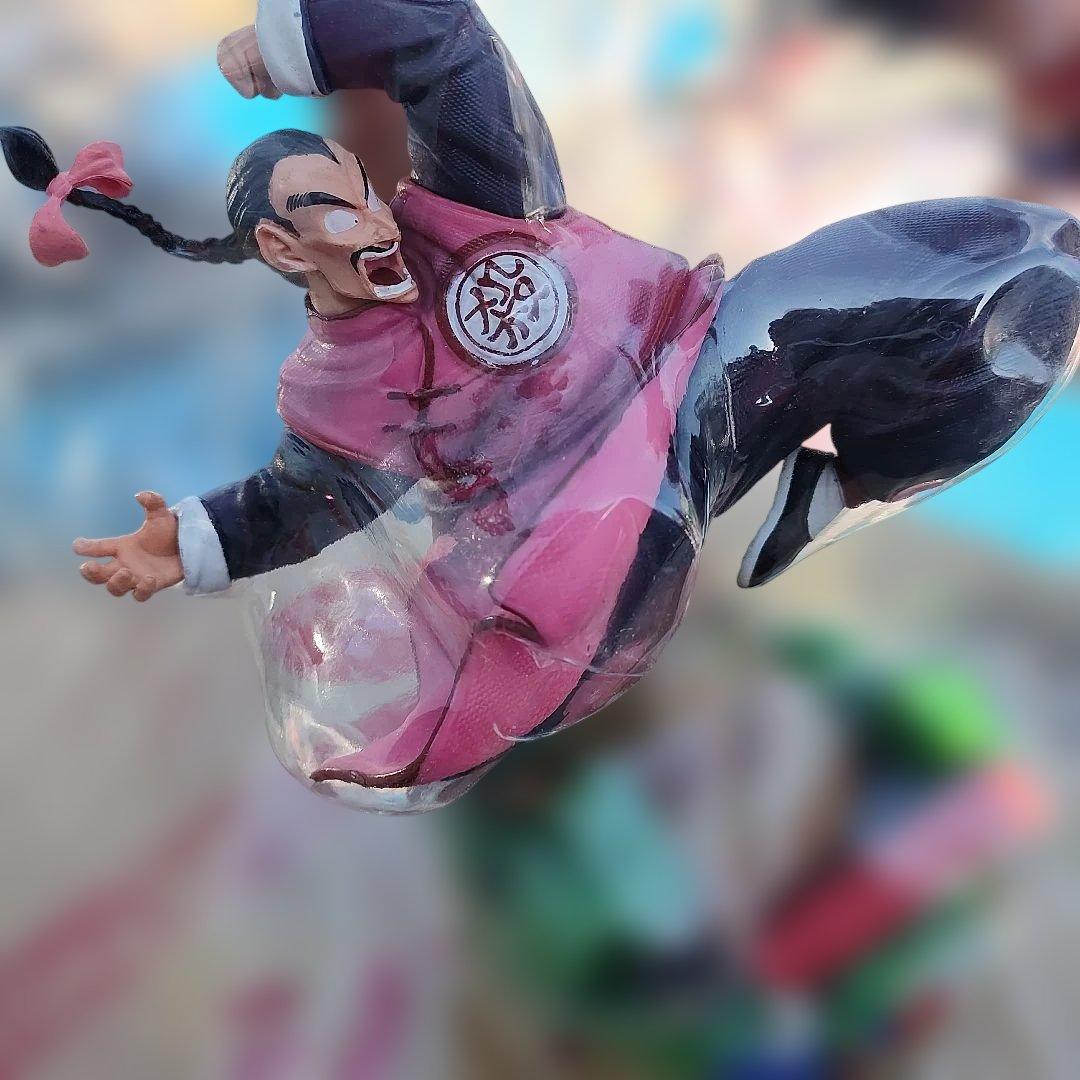 ドラゴンボール海外ガレキ！孫悟空VS桃白白カリン塔フィギュア現状品！