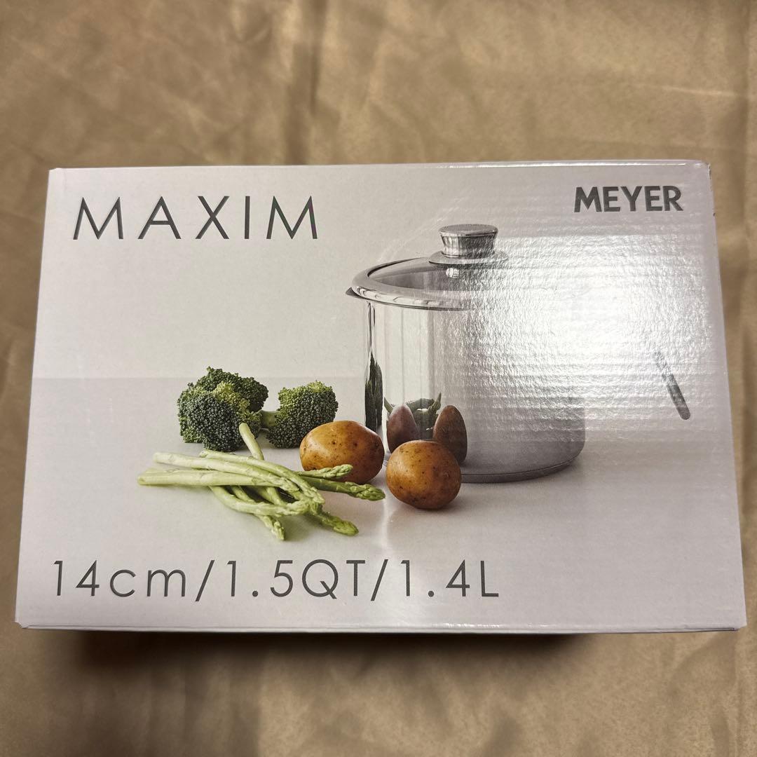 【新品未開封】Meyer Maxim 片手鍋 14cm 1.5QT