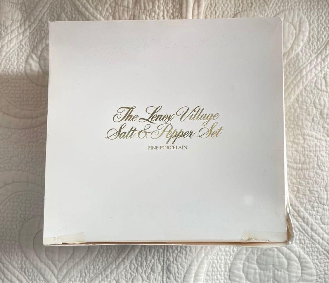 【新品】調味料入れ　レノックス　箱あり　ビレッジソルトペッパーセット