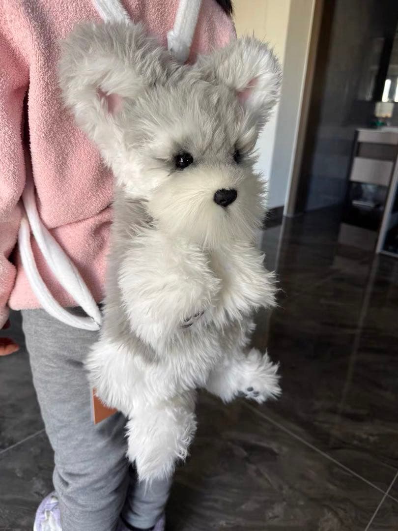 犬のぬいぐるみ ネクタイ付き