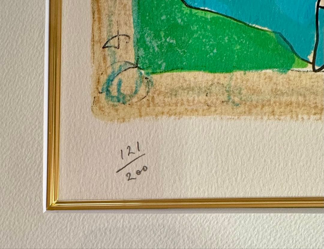 真作　アイズピリ[少年]リトグラフサイン有りエディション有り　作品良好