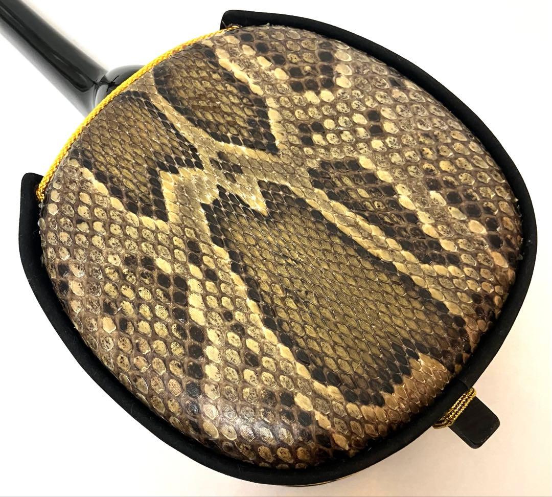 美品 送料無料 沖縄 三線 本皮 駒 絃 カラクイ付き