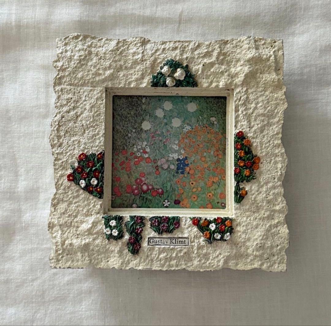クリムト　アートフレーム　農家の庭　アッター湖畔のカマー城 IV　セット売