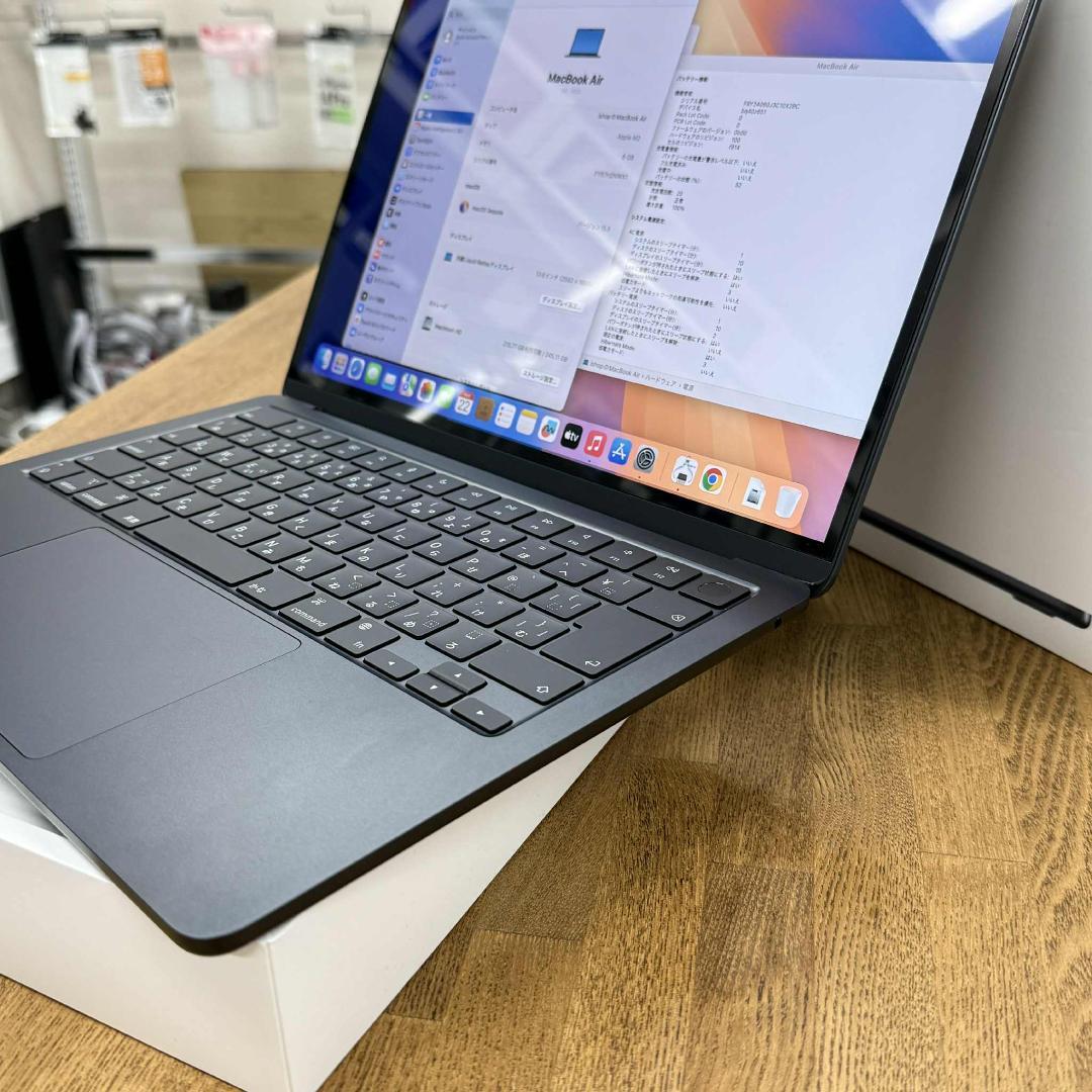 MacBook Air 13インチ M2チップ ミッドナイト 2022年送料無料