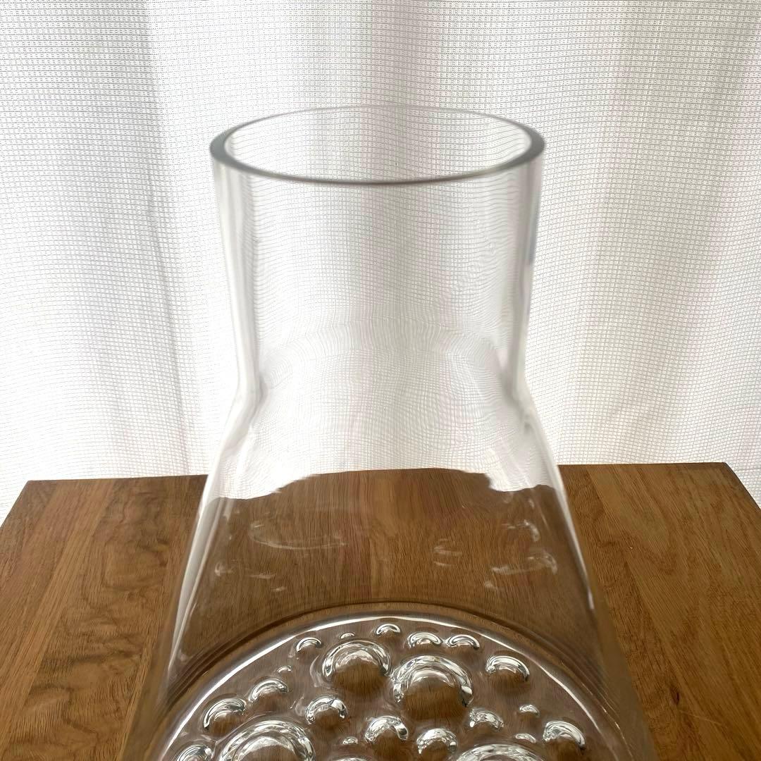 bubble glass flower vase ガラス フラワーベース 花瓶