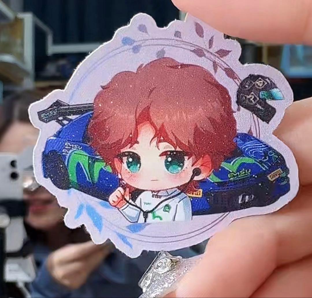 王一博 肖戦 軽防水 キラキラサンドステッカー 50枚 7セット❣️確認用❣️
