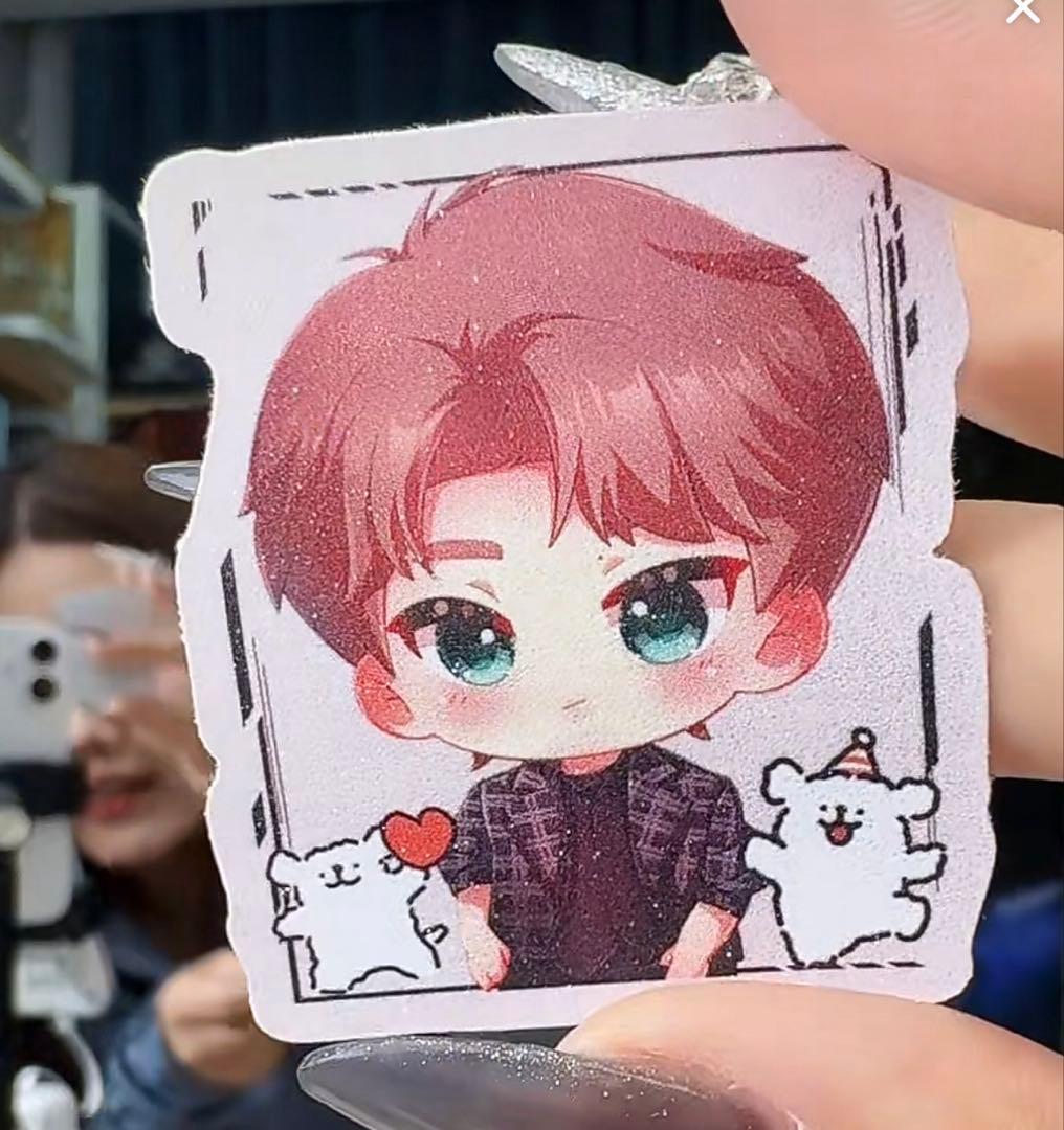 王一博 肖戦 軽防水 キラキラサンドステッカー 50枚 7セット❣️確認用❣️