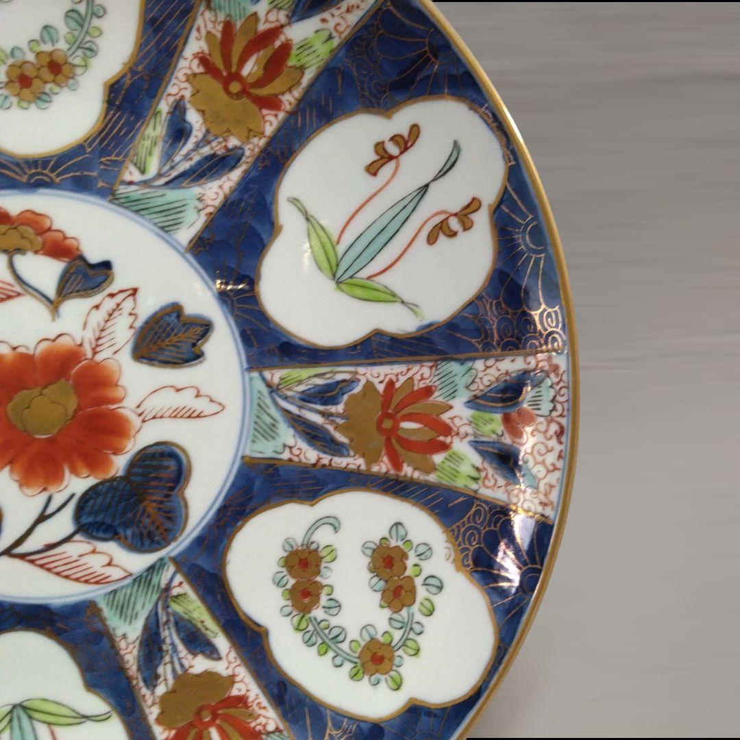 有田焼　有田製窯　額皿　ゴールド伊万里　インテリア　27cm　置物　骨董　大皿