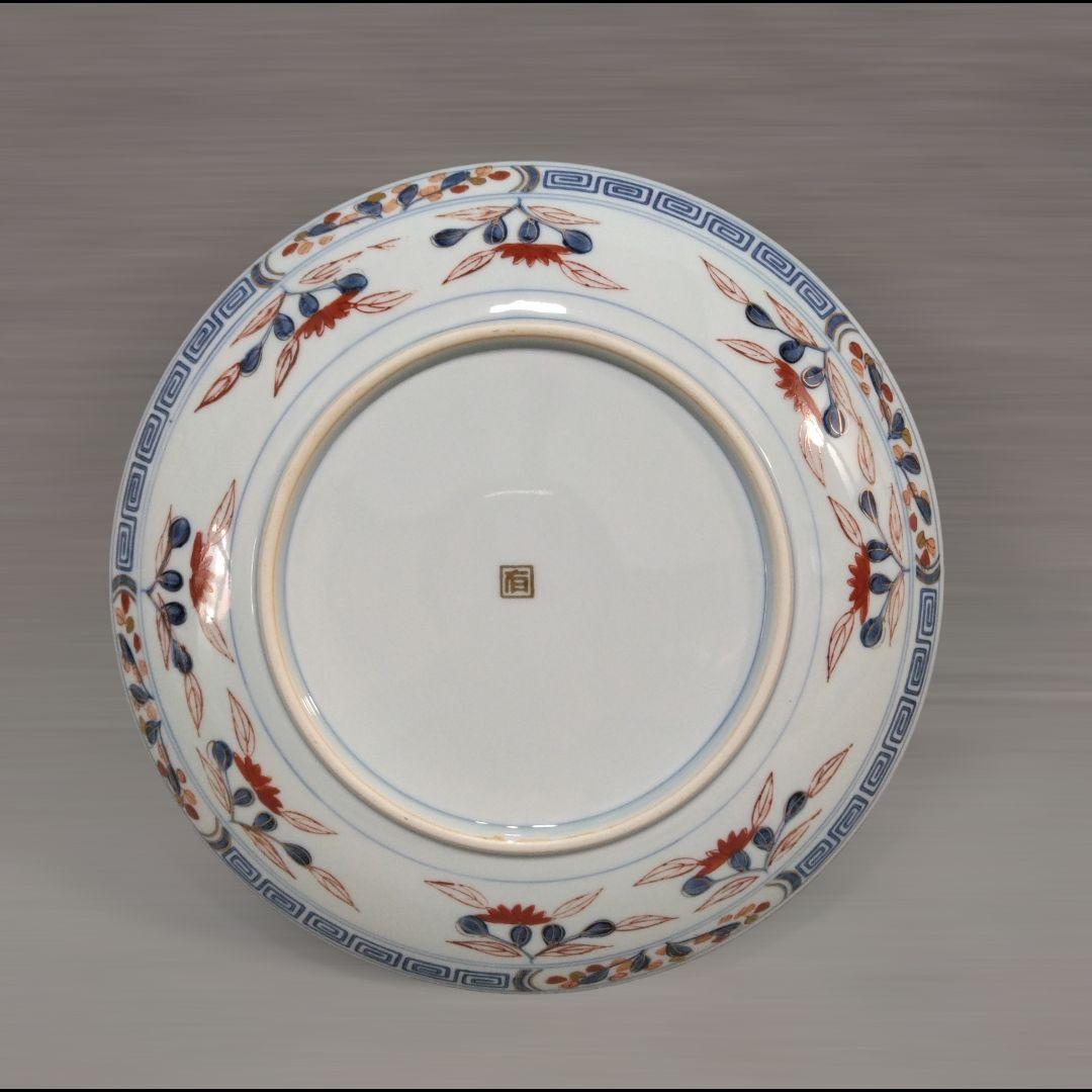 有田焼　有田製窯　額皿　ゴールド伊万里　インテリア　27cm　置物　骨董　大皿