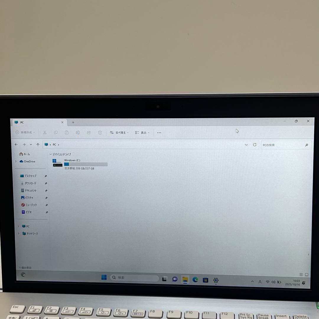 Windowsノート本体 #328 Vaio VJPF11C11N i5-8250U 8GB SSD256