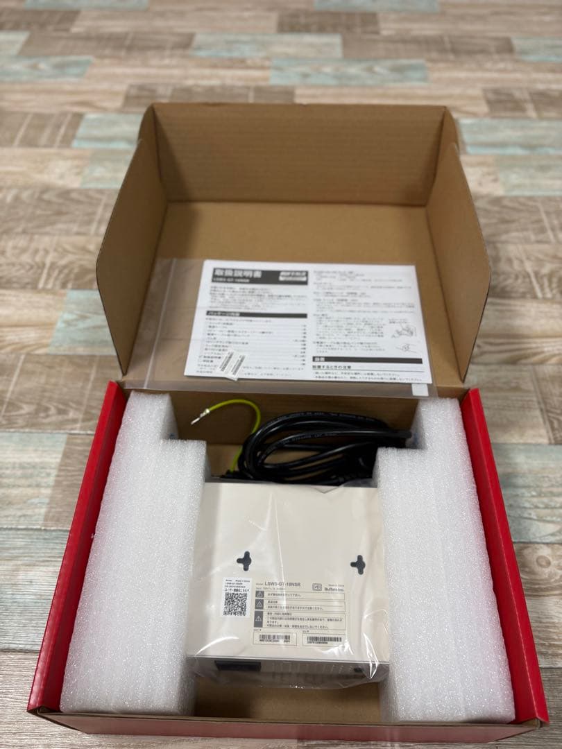 BUFFALO 16ポート スイッチングハブ LSW5-GT-16NSR