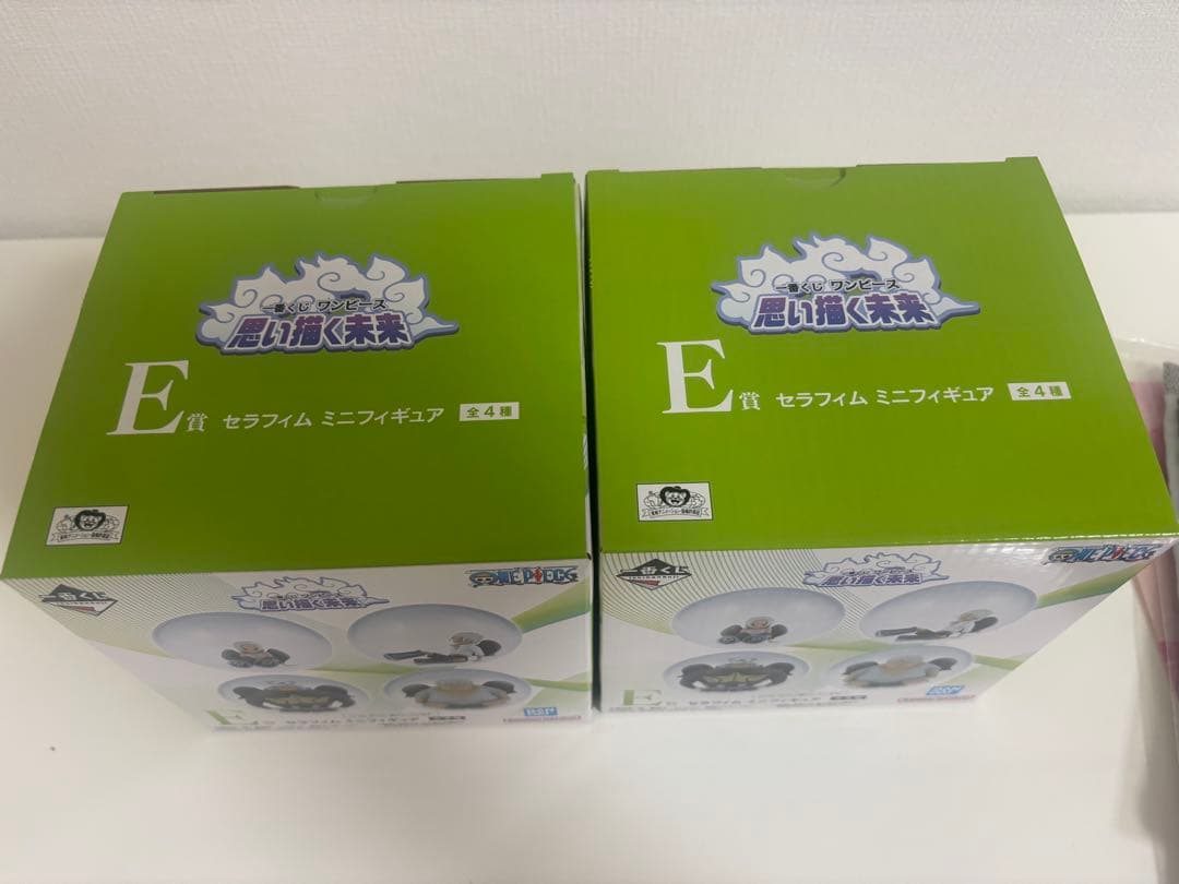 一番くじ ワンピース 思い描く未来C賞エメトE賞 セラフィム ミニフィギュア×2