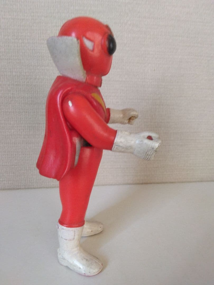 当時物　ゴレンジャー　赤　ソフビ