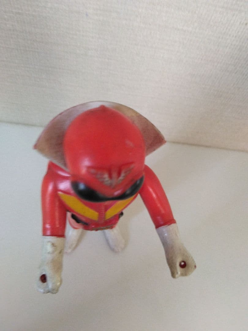 当時物　ゴレンジャー　赤　ソフビ