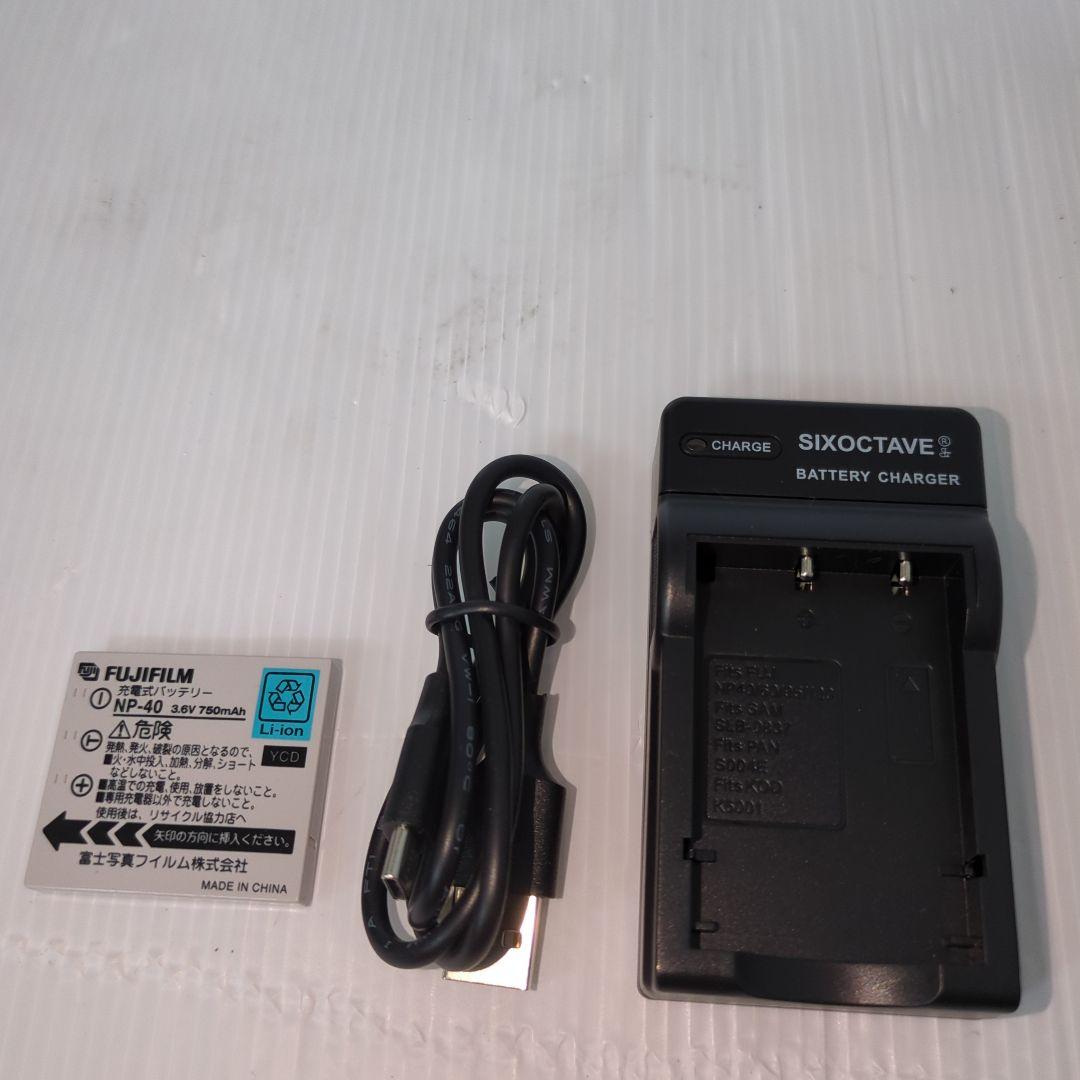 富士フイルムFUJIFILM FinePix V10 オレンジ　動作品　中古良品