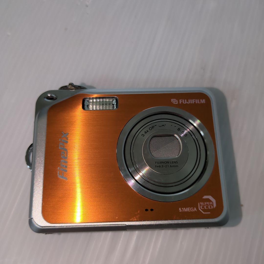 富士フイルムFUJIFILM FinePix V10 オレンジ　動作品　中古良品