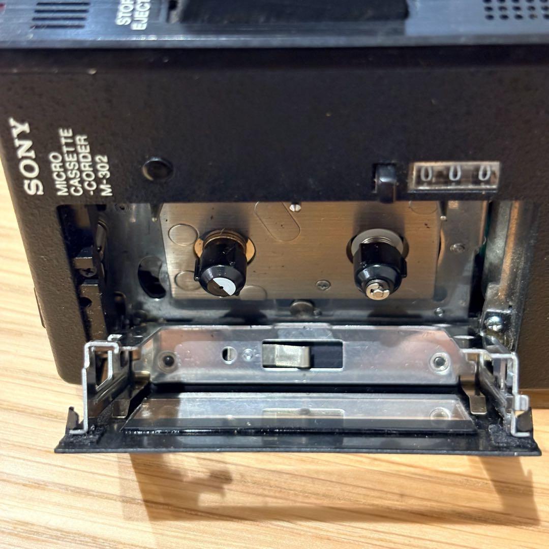 通電確認済 美品 SONY マイクロカセットテープレコーダー M-302