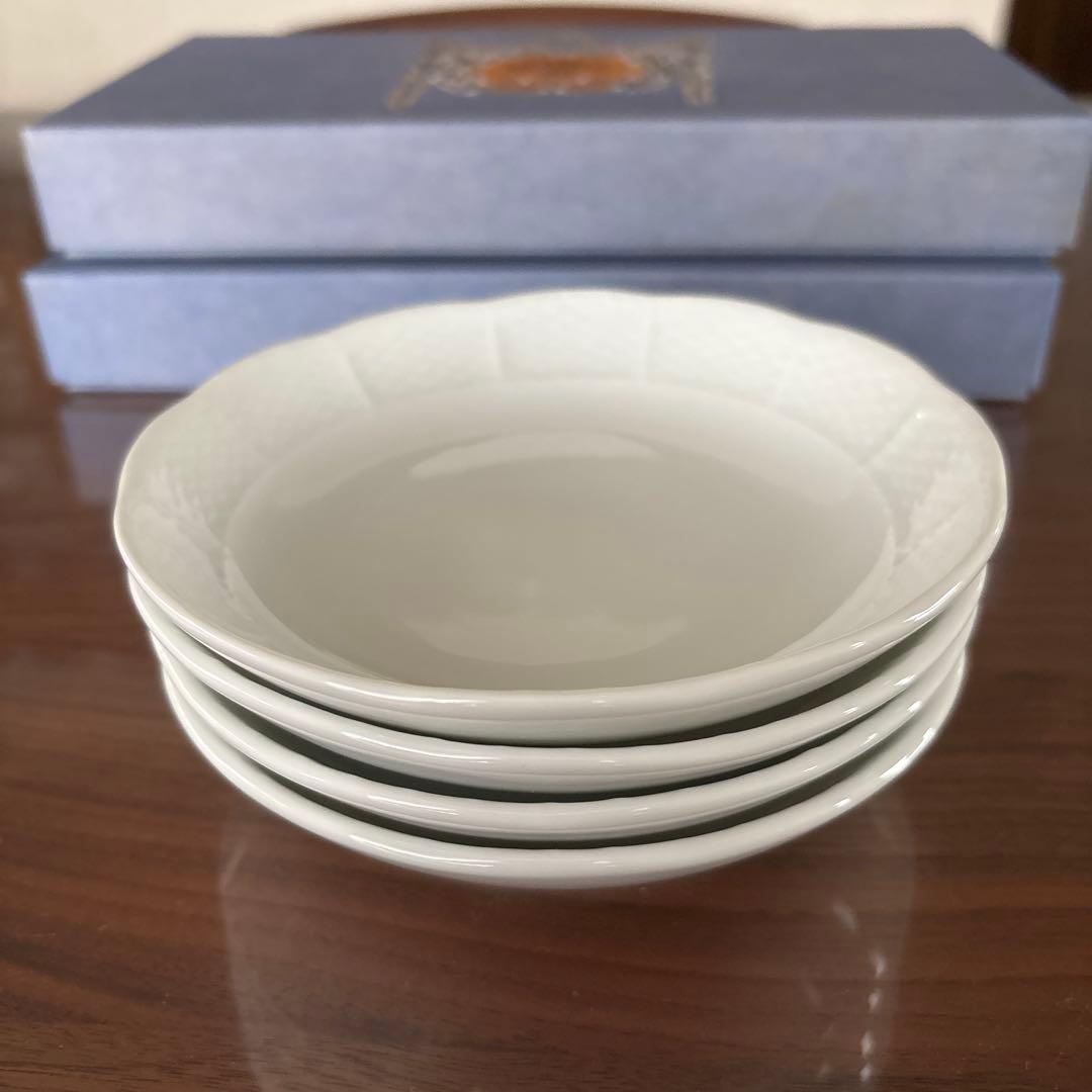 GINORI ベッキオホワイトラウンド(S)６枚セット