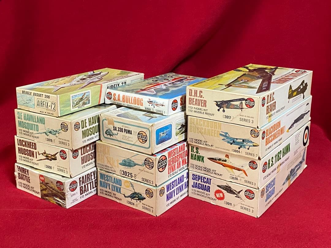 エアフィクス1/72 H.S ホーク 他 イギリス機 全12個セット