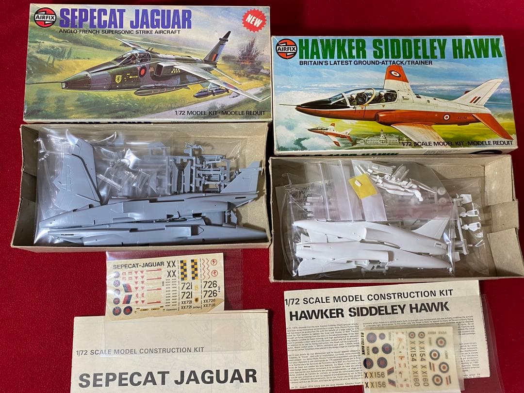 エアフィクス1/72 H.S ホーク 他 イギリス機 全12個セット