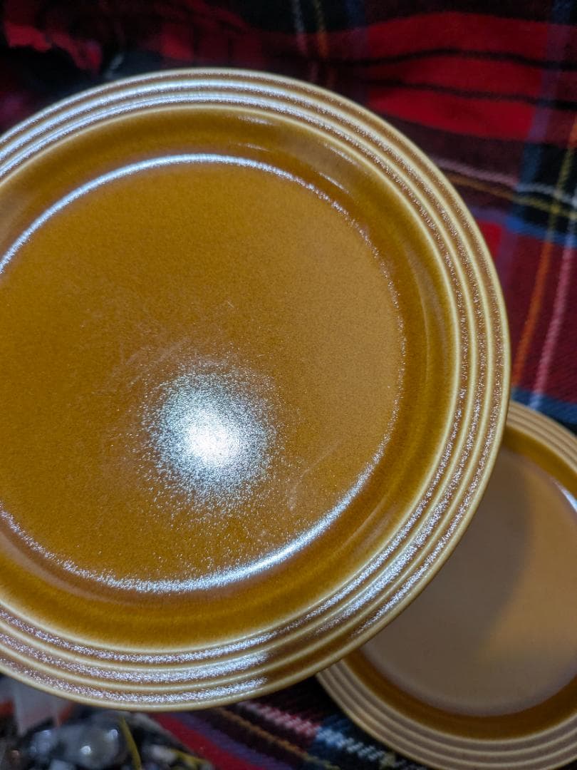 Hornsea Saffron ケーキプレート 4枚セット 1974年製