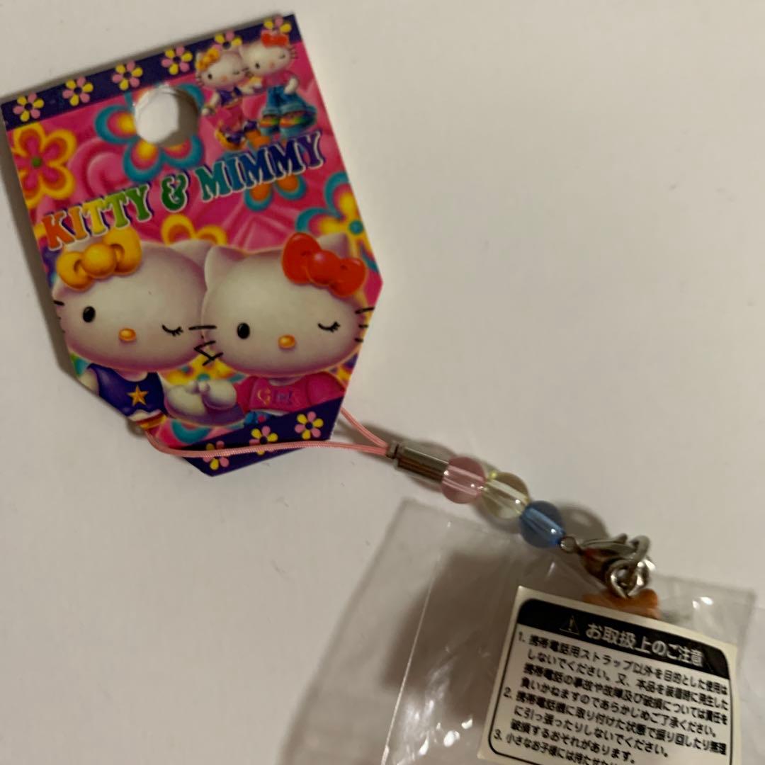 日焼けハローキティ キティ&ミミィ　ハローキティ イルカストラップ