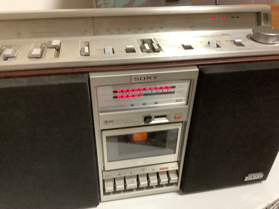レトロ ラジカセ SONY CFS-V8
