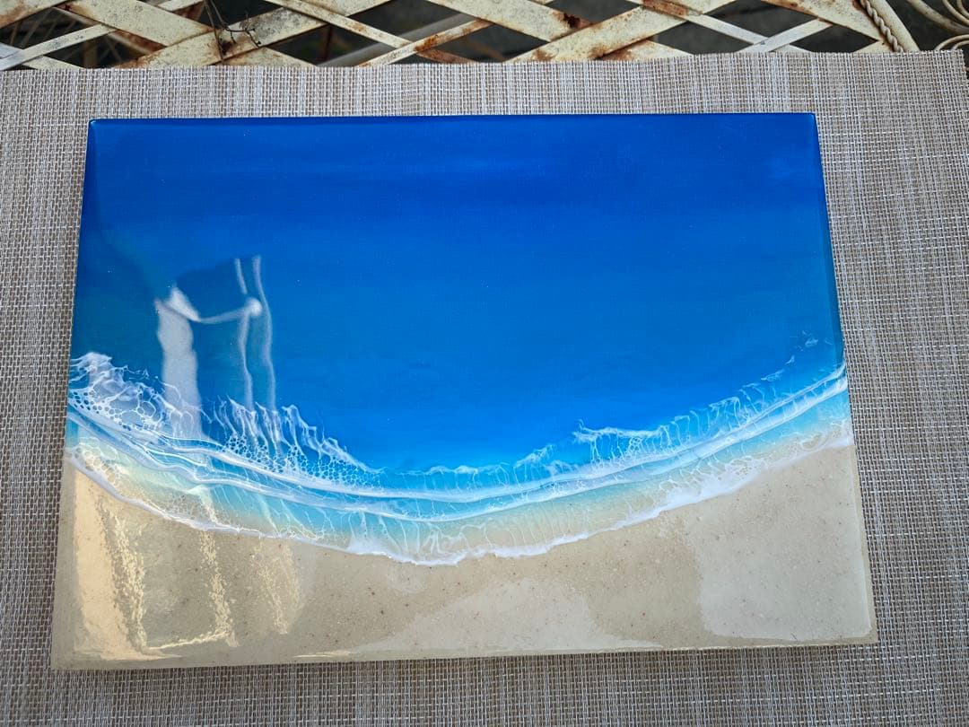 レジンアート海(A4)