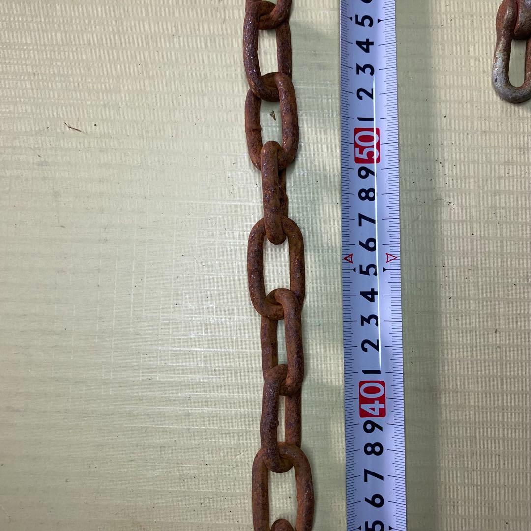 フック付きチェーン　碇 シャービー　ガーデニング　 オブジェ