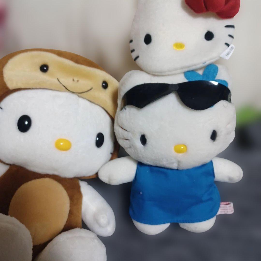 ハローキティ　サンリオ　レトロ　ぬいぐるみ　8点　キティ　クッション