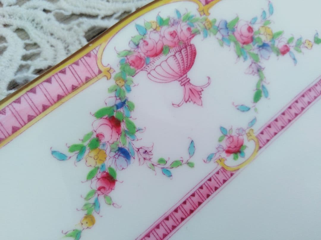 ロイヤルウースター　Rosemary Pink　ケーキプレート23㎝