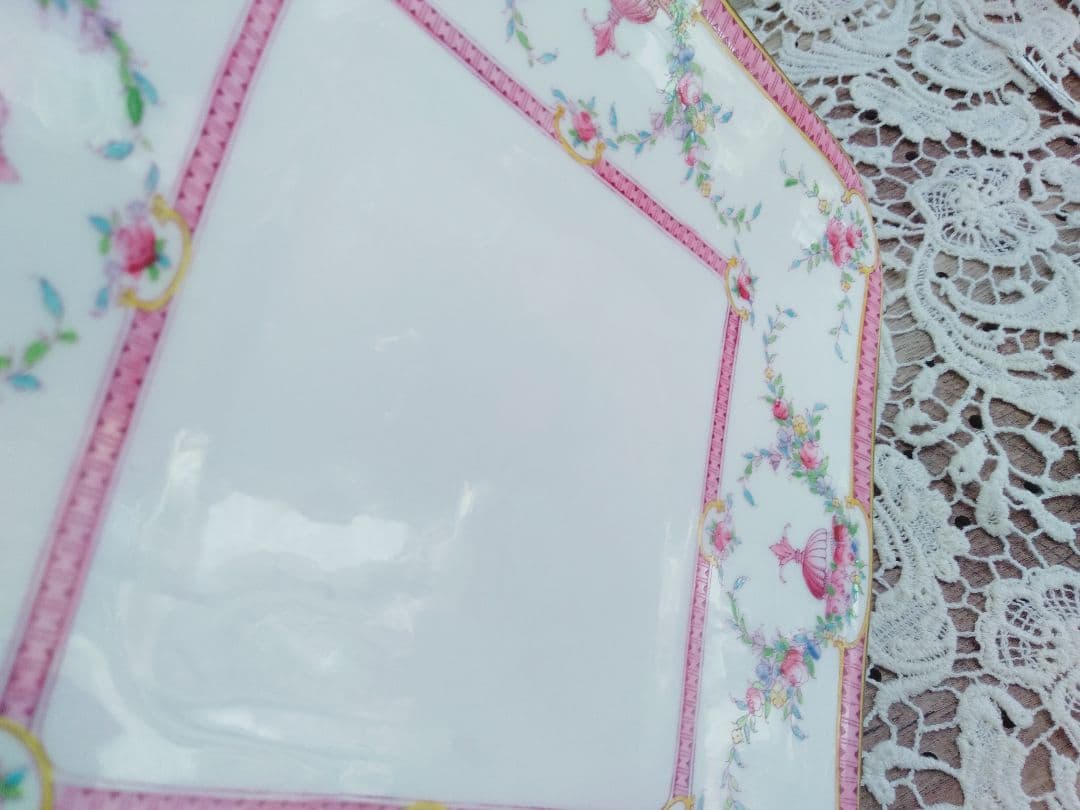 ロイヤルウースター　Rosemary Pink　ケーキプレート23㎝