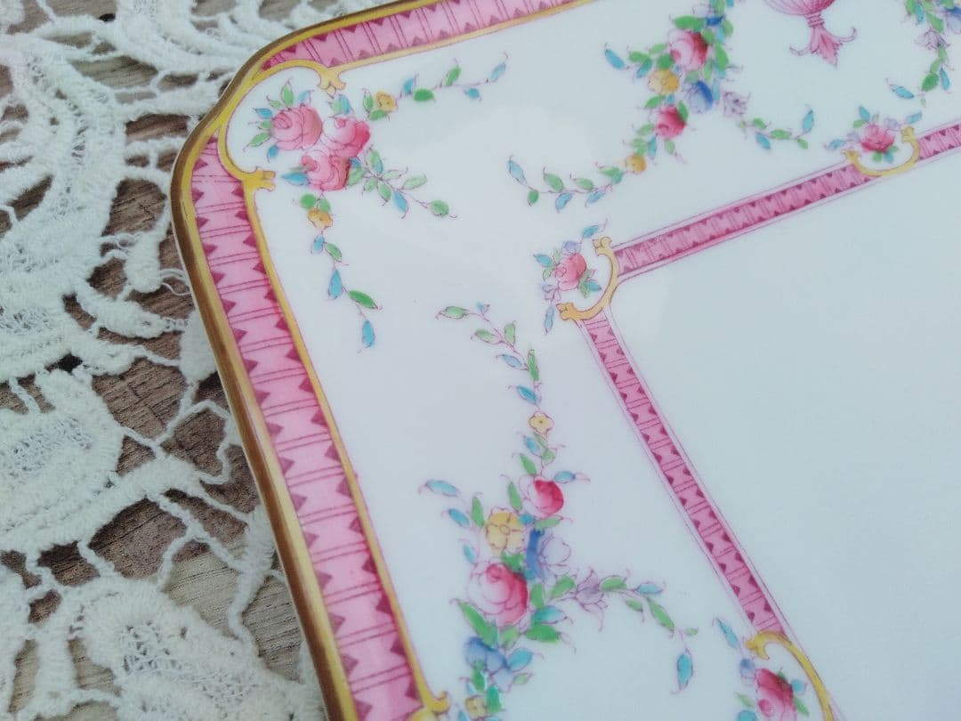 ロイヤルウースター　Rosemary Pink　ケーキプレート23㎝