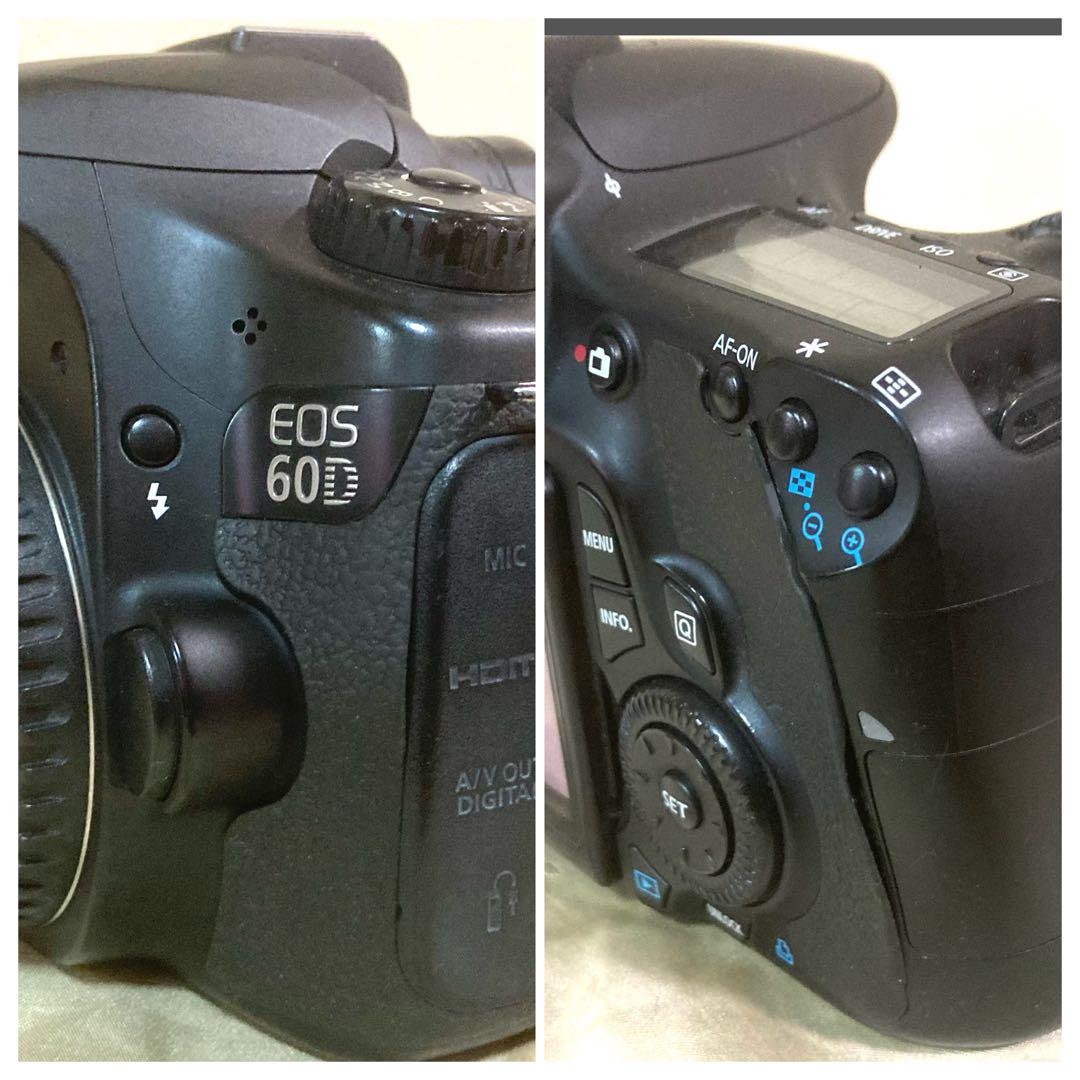 Canon EOS 60D デジタル一眼レフカメラ ボディ ストラップ付き美品