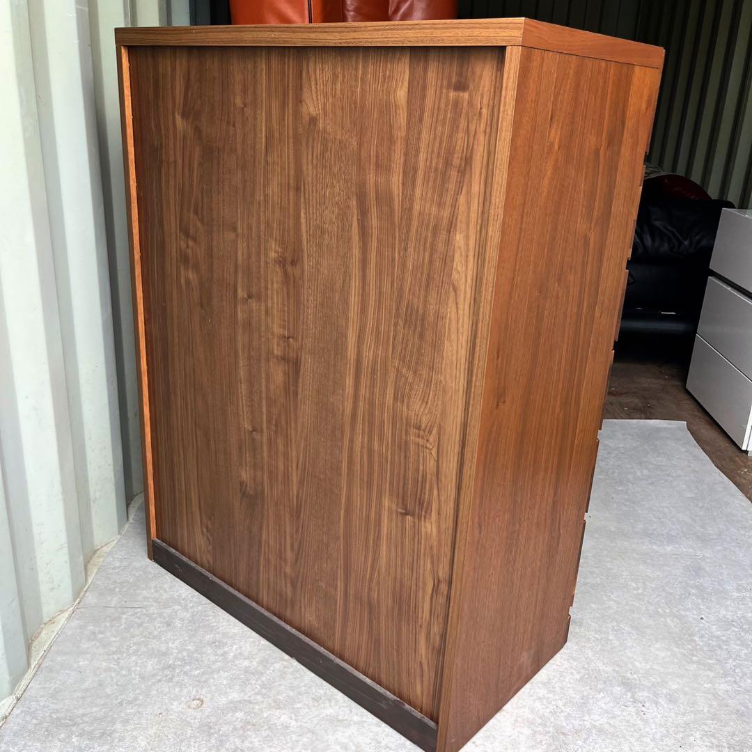 取付無料！大川家具 高野木工 レッチェ 北欧風天然木W105ハイチェスト✨