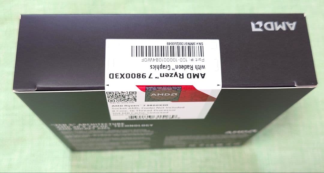 【未開封品】AMD Ryzen7 9800X3D 日本国内正規品