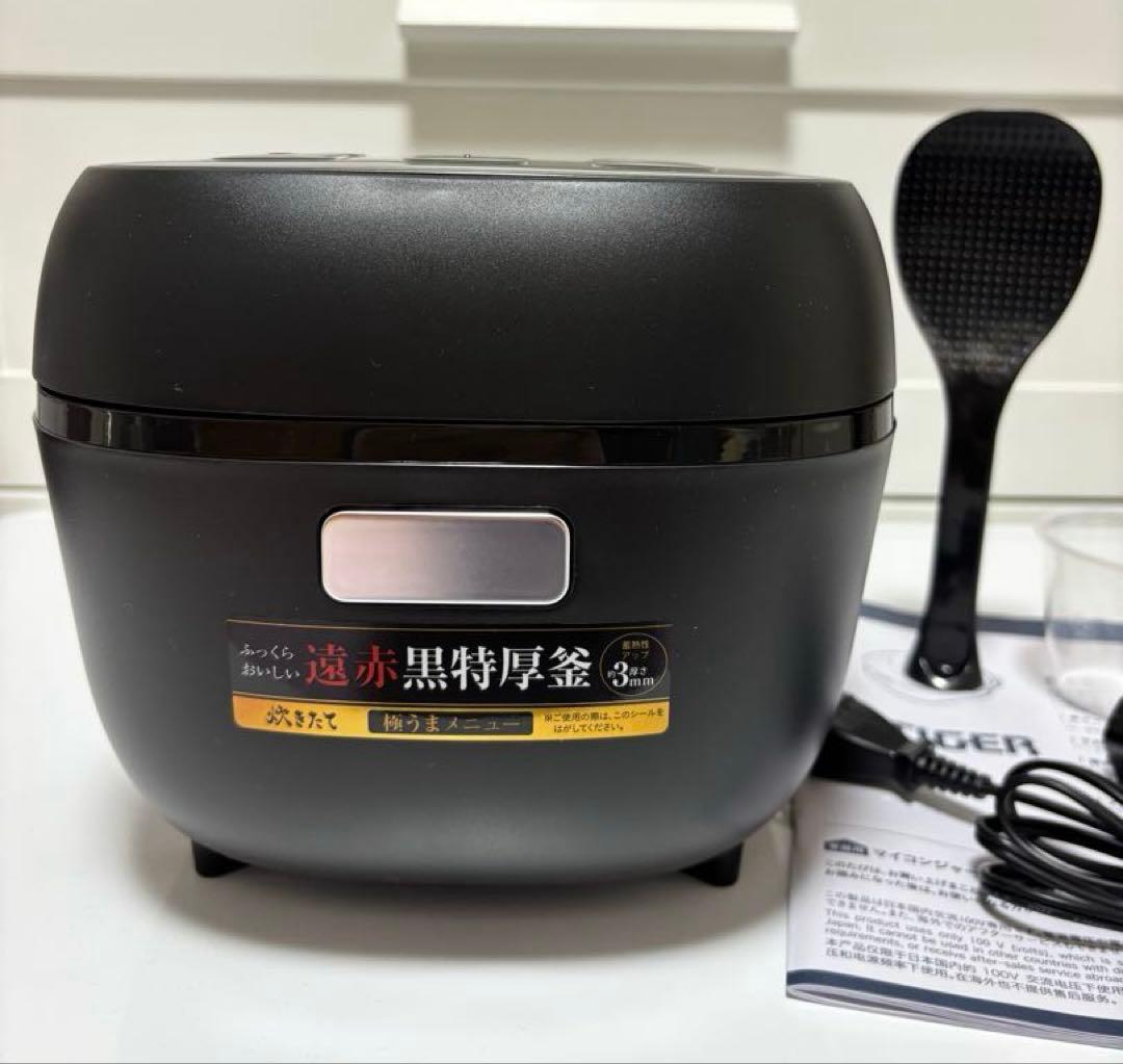 美品　タイガー　マイコンジャー　炊飯器　　JBS-B055KL ブラック