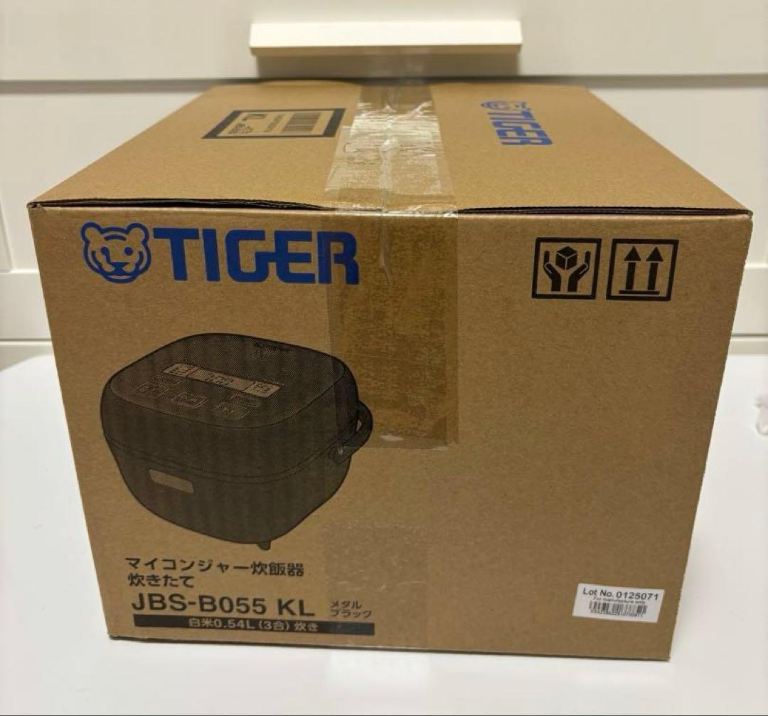 美品　タイガー　マイコンジャー　炊飯器　　JBS-B055KL ブラック